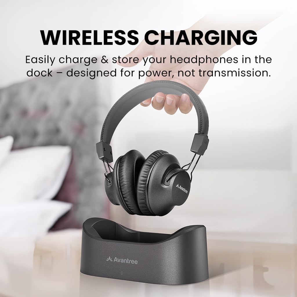 Avantree HT5009 Plus - Wireless Headphones for TV Watching