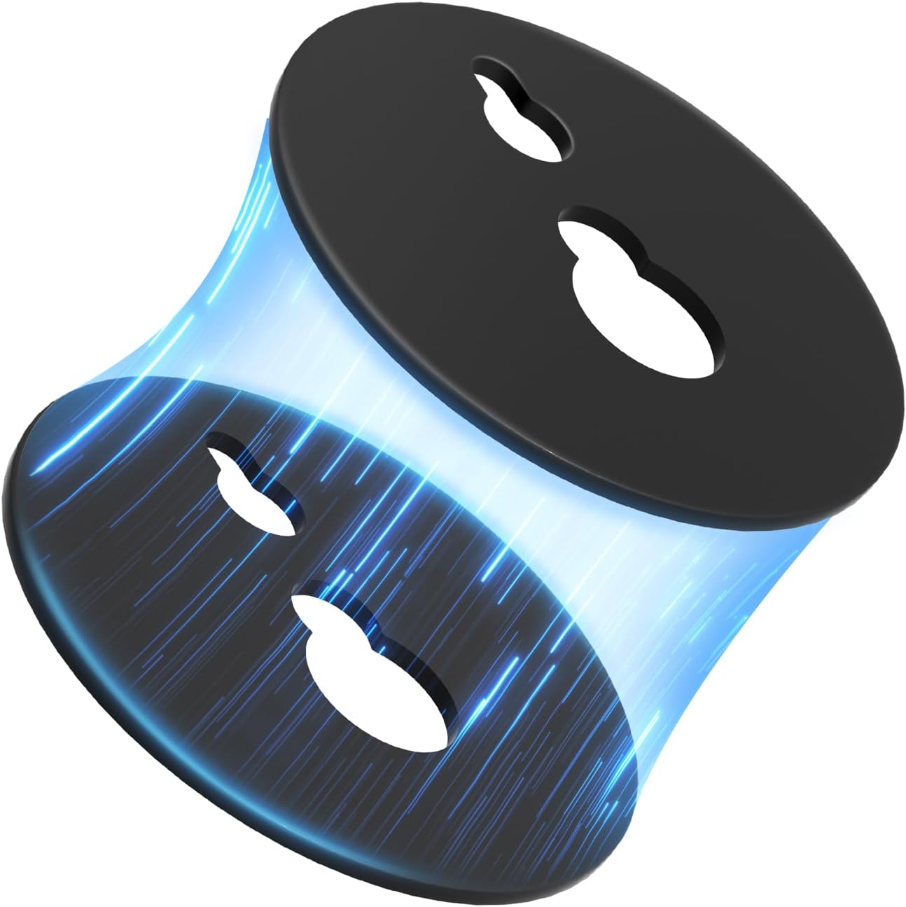 KADAMS Magnetic Pads for Square Shower Clock Black