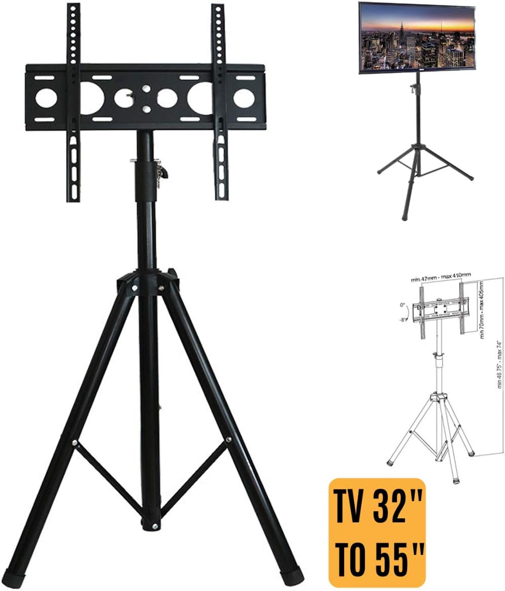 YFLY Black Adjustable TV Mount Stand for 32 to 55 Screens