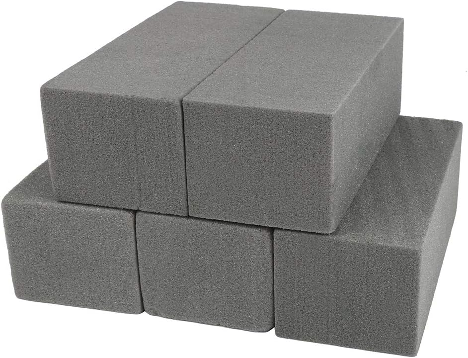 LOMIMOS Dry Floral Foam Bricks Pack of 5