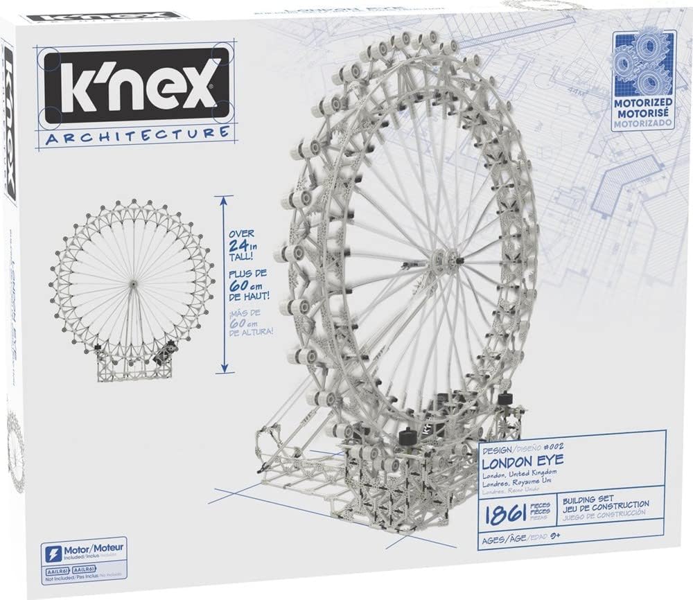 KNEX London Eye Ferris Wheel - 1861 Pieces - Motorized - Build It Big
