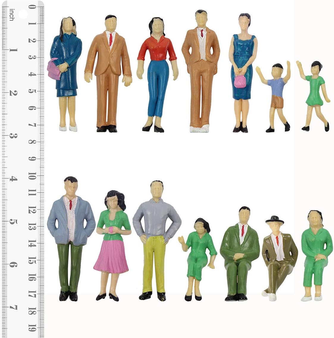 Evemodel P2501 125 Scale G Scale Painted Figures 14PCS