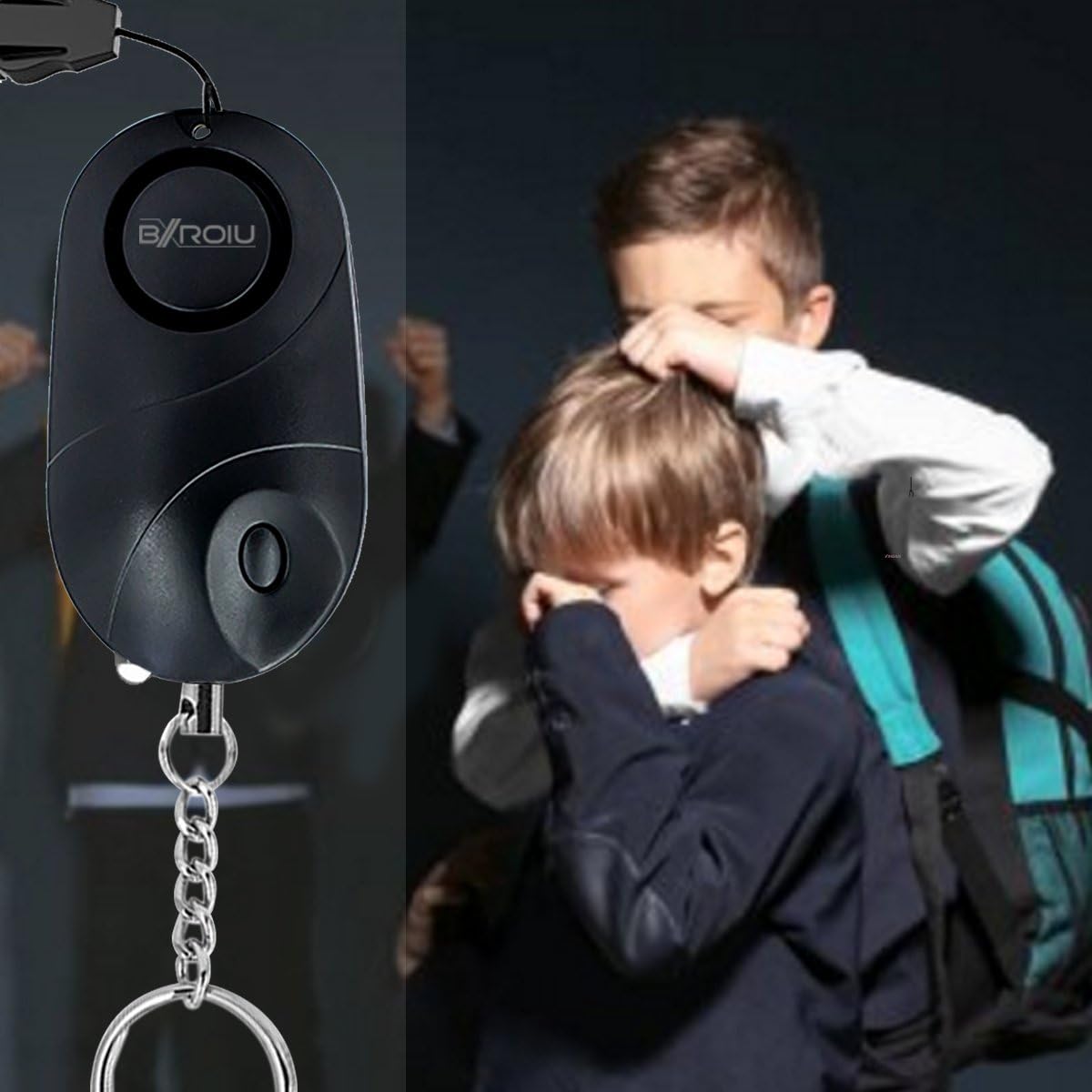 Personal Alarm Siren with LED Lights for Safety