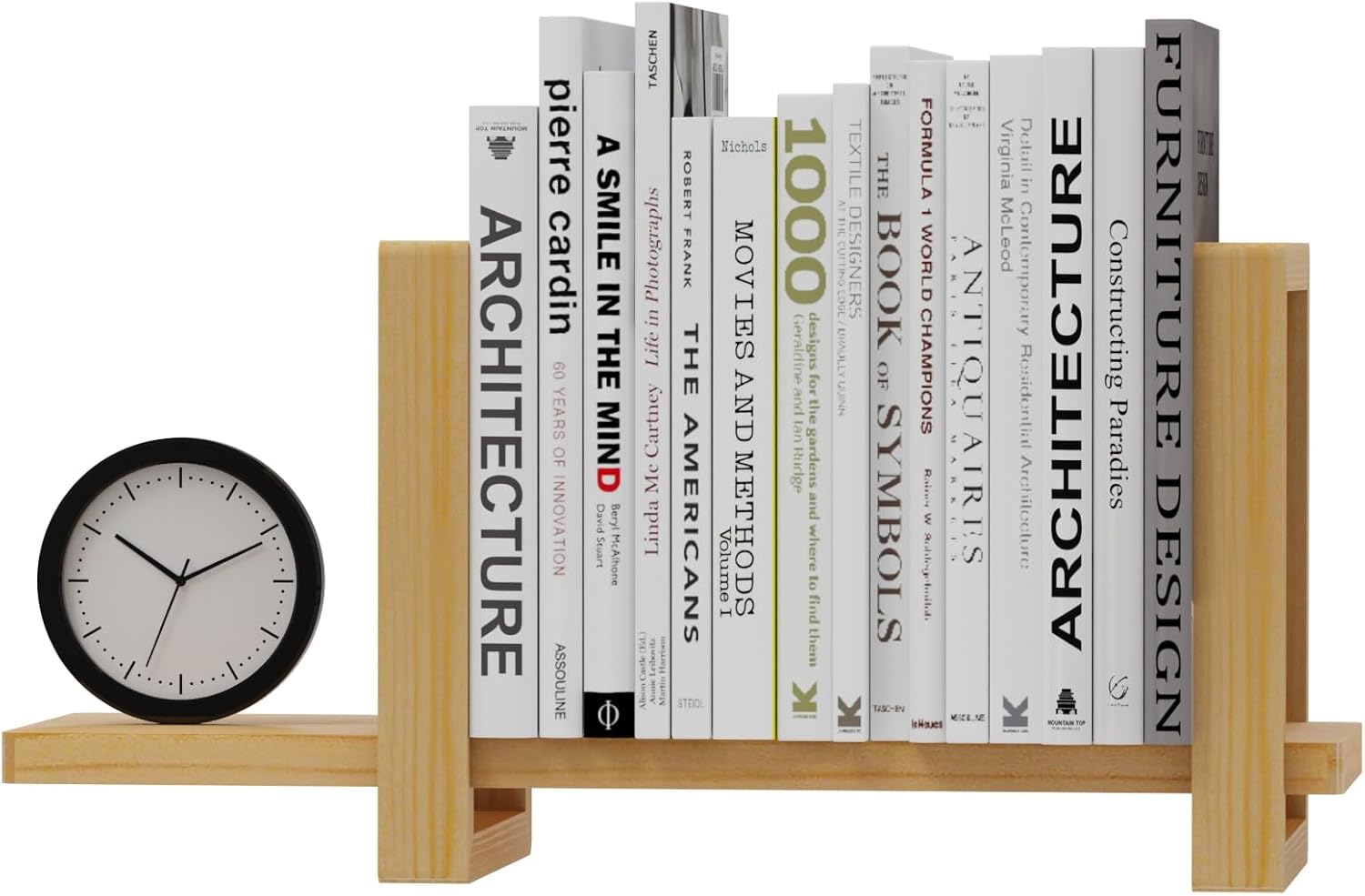 Adjustable Desktop Bookshelf - Yellow