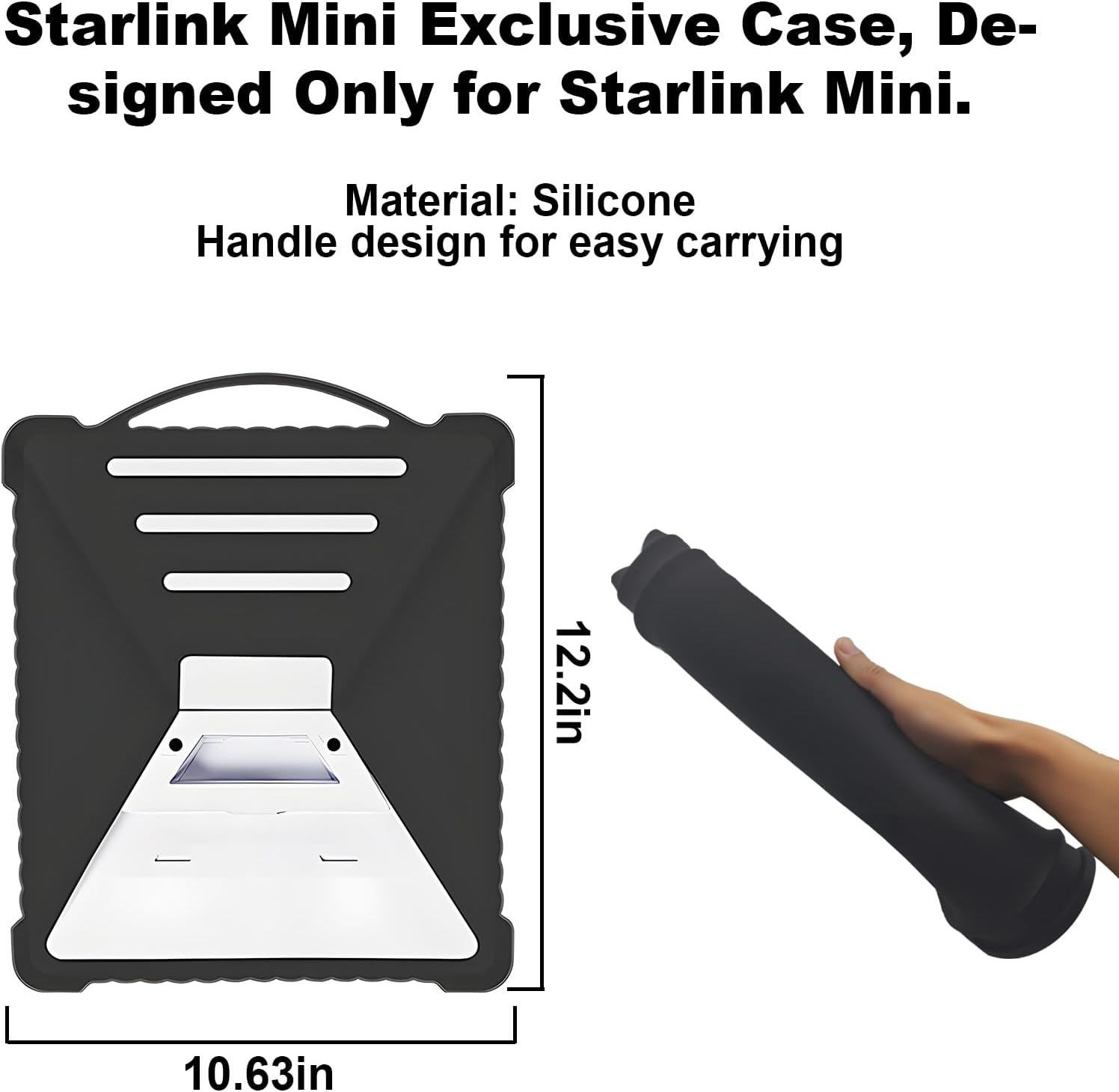 Starlink Mini Protective Cover Military-Grade Shockproof Case