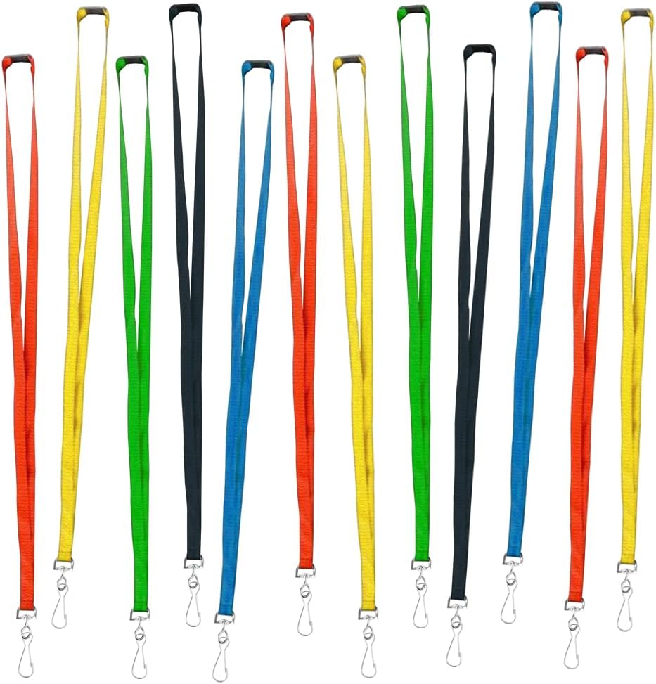 ArtCreativity Kids Lanyards Set of 20 185 Inches Long