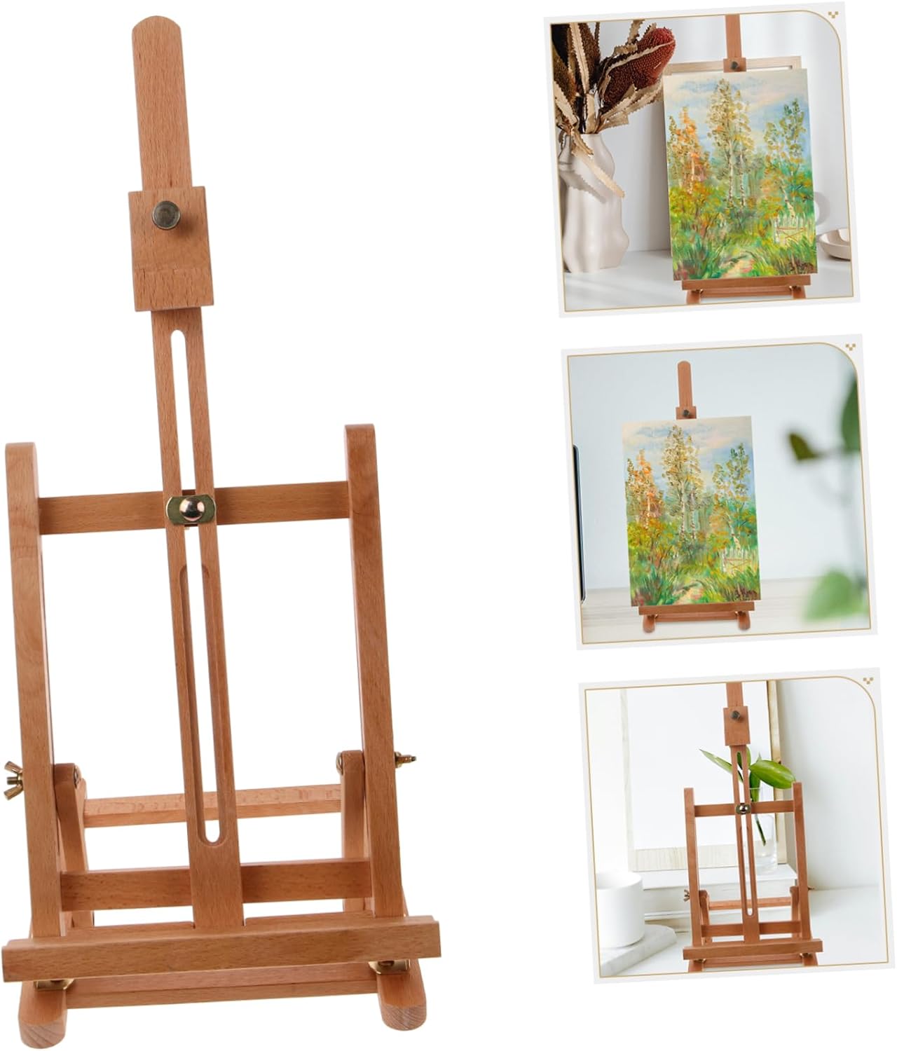 SMASOLO Indoor Wood Easel Stand for Painting and Drawing