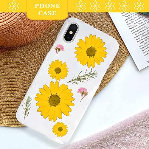 Yellow Dried Flowers Little Daisy for Resin Crafts 60PCS