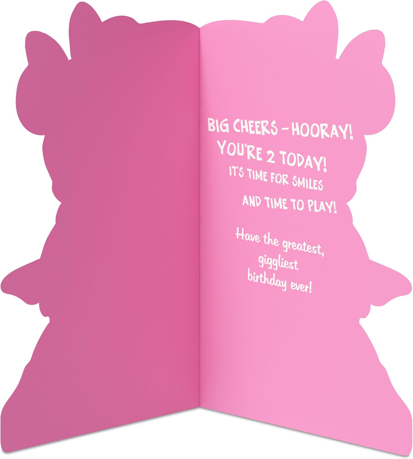 American Greetings 2nd Birthday Card for Girl Minnie Mouse