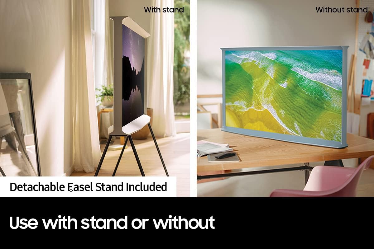 Samsung 55-Inch QLED 4K The Serif LS01B with Alexa