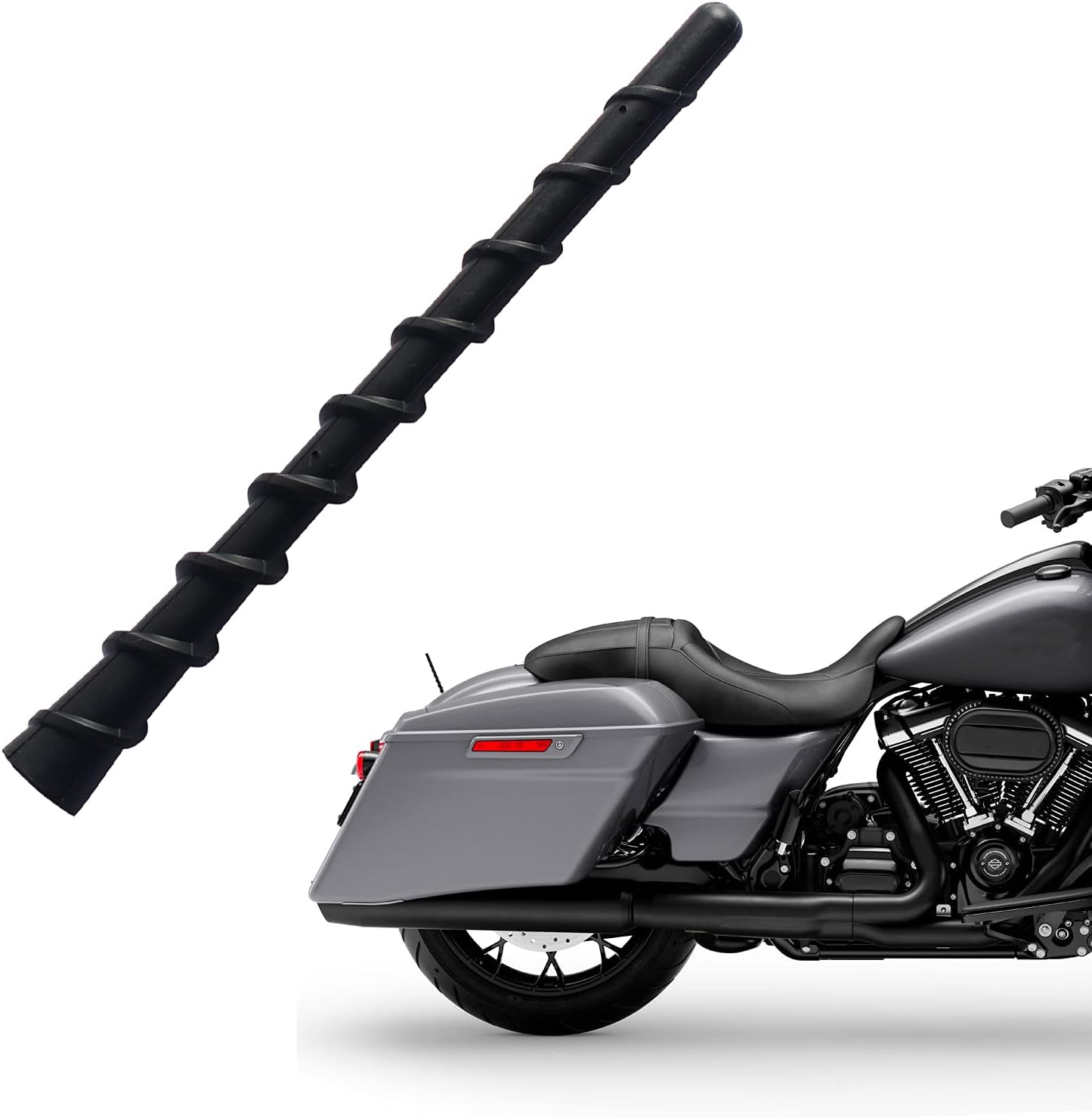 Jamscar Shorty Radio Antenna for Harley Davidson