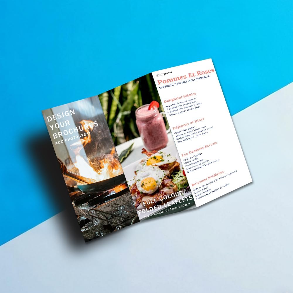 8X-SPEED Custom Brochure Printing FSC Paper