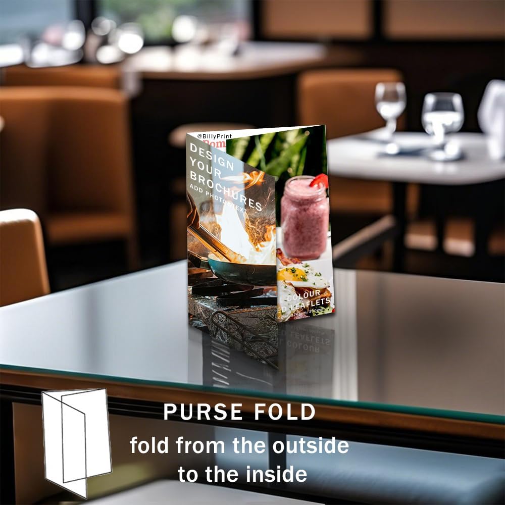 8X-SPEED Custom Brochure Printing FSC Paper
