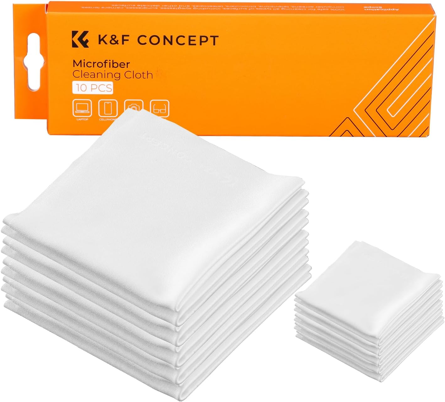 KF Concept 10 Pack Microfiber Cleaning Cloths