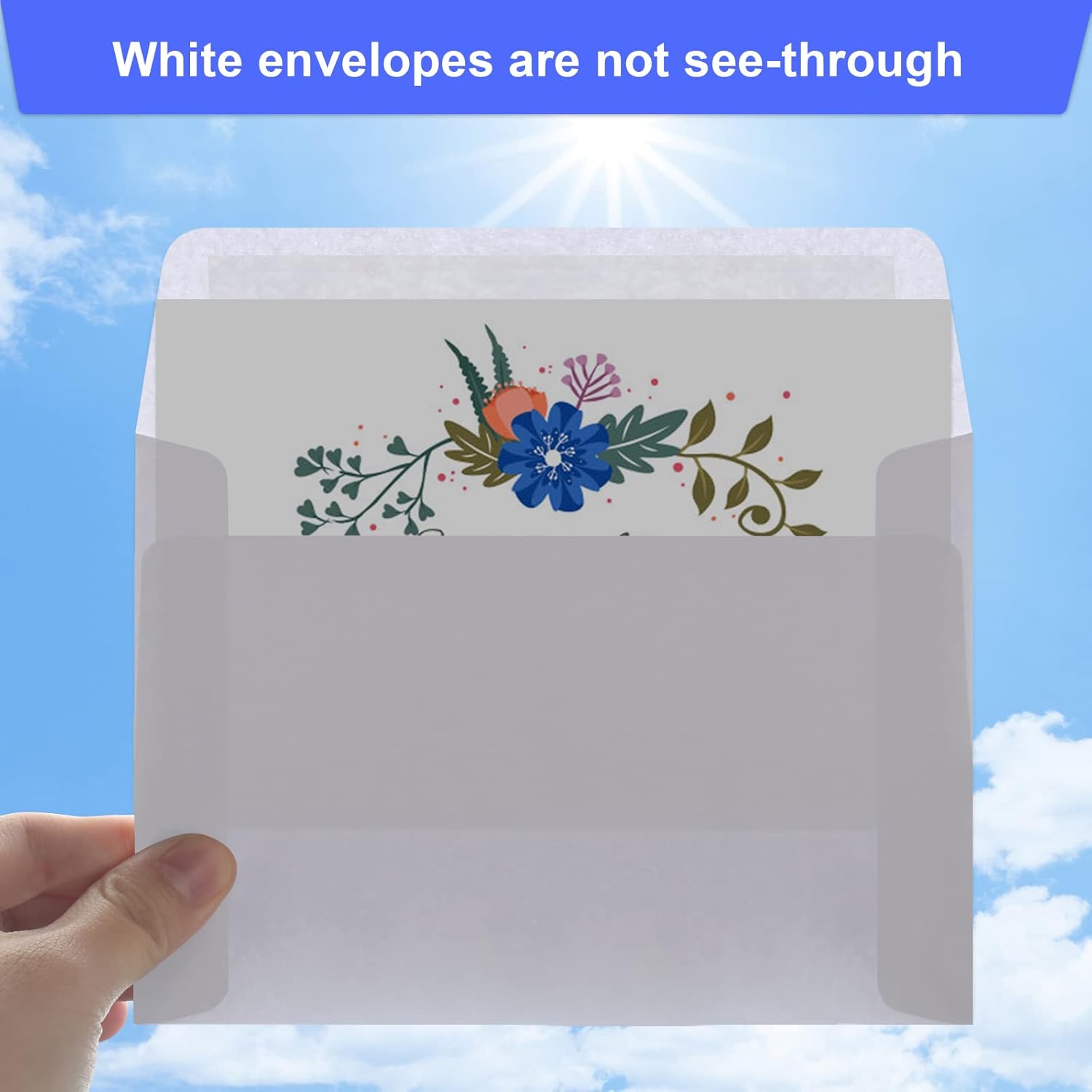 Joyberg 4x6 Blank Cards and Envelopes 30 Pack for All Occasions