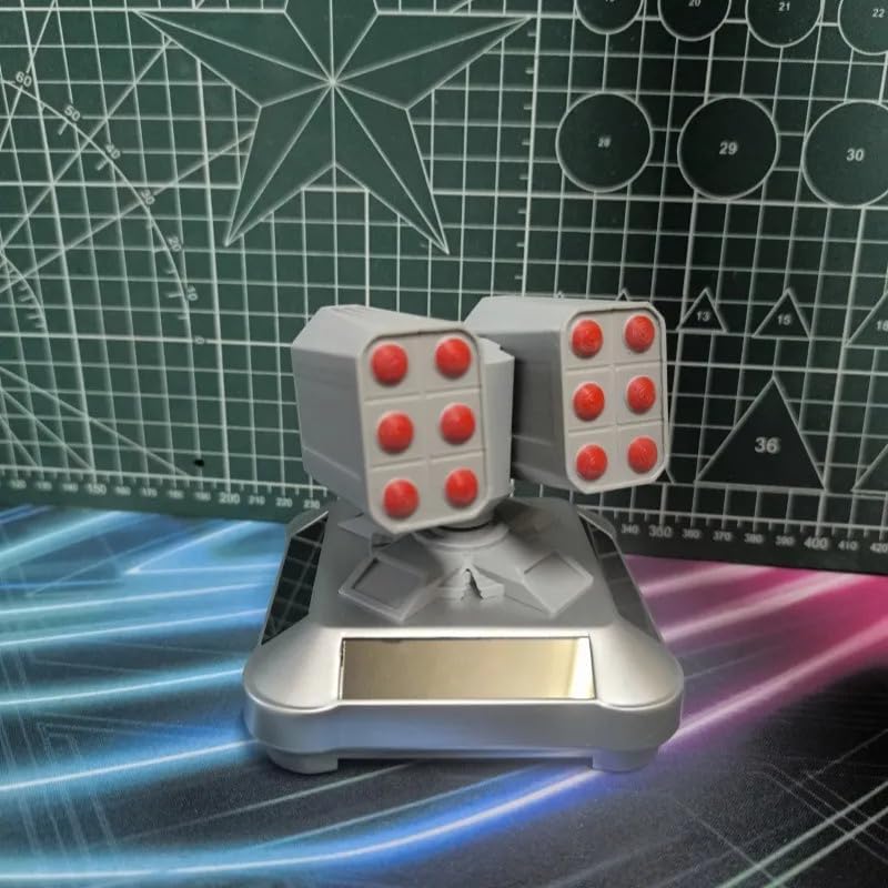 3D Printed Solar Powered Military Rotating Ornament