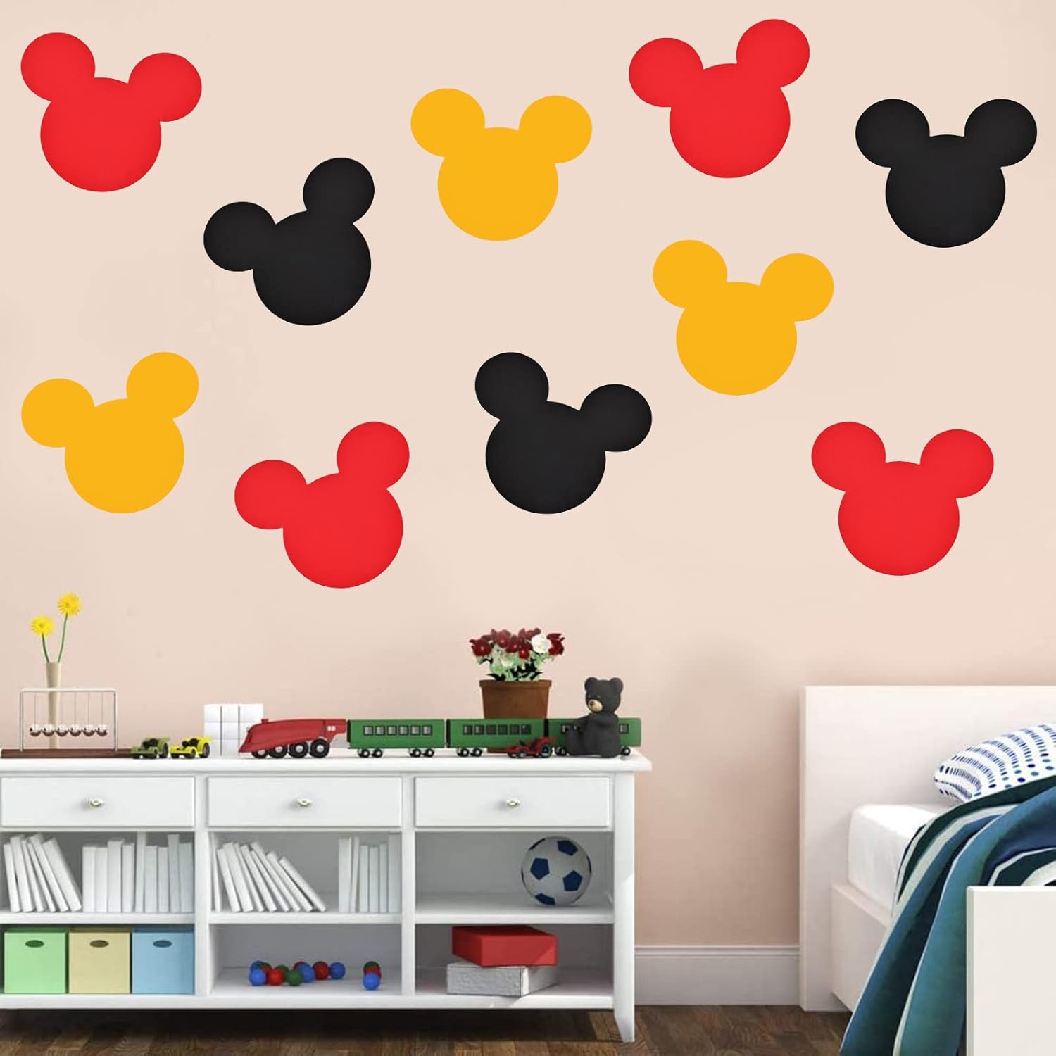 45 Pcs Cartoon Mouse Cutouts for Birthday Party Decorations