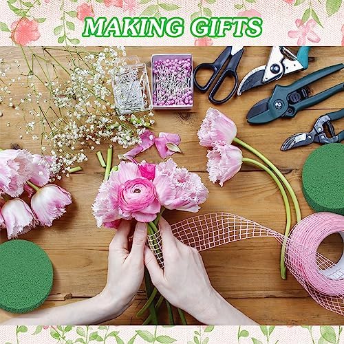 24Pcs 3 Inch Round Floral Foam Blocks for Flowers and Crafts