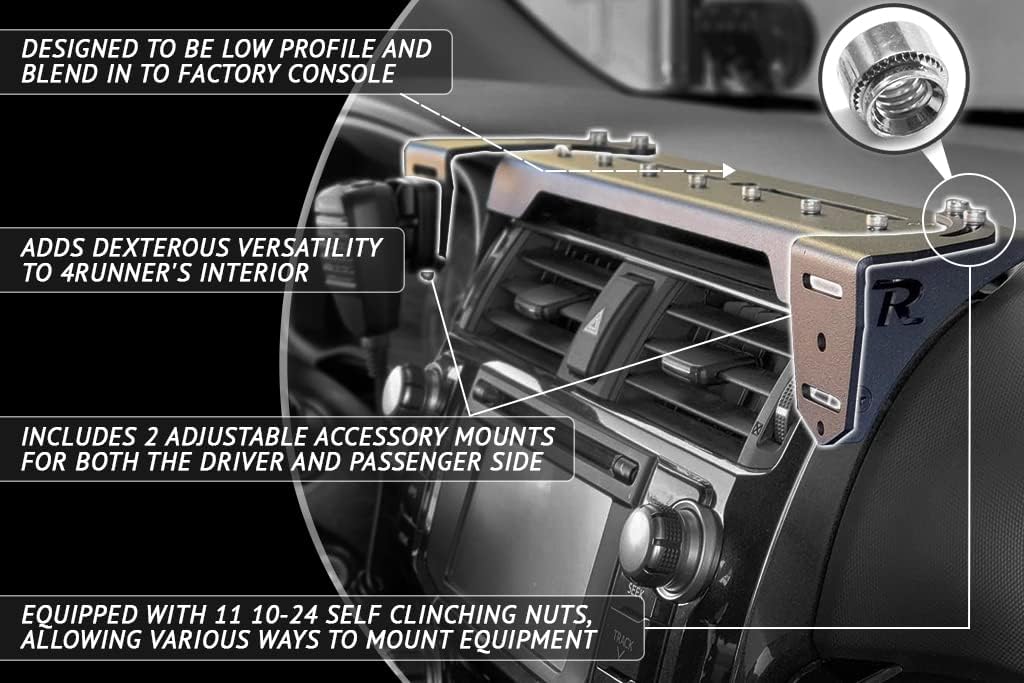 Rago Fabrication Dashboard Mount for Cell Phone and GPS