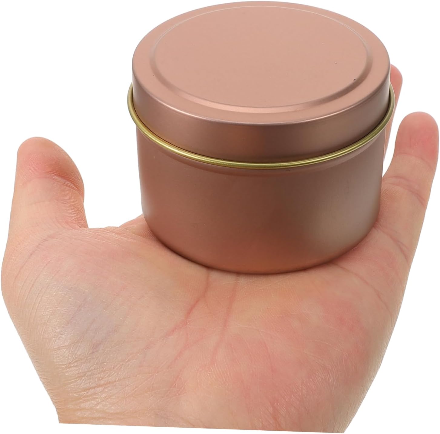 PRETYZOOM 12Pcs Metal Candle Tins with Lids for DIY Aromatherapy
