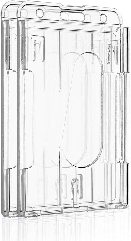 Pawfly 2 Card Vertical Badge Holder with Thumb Slot