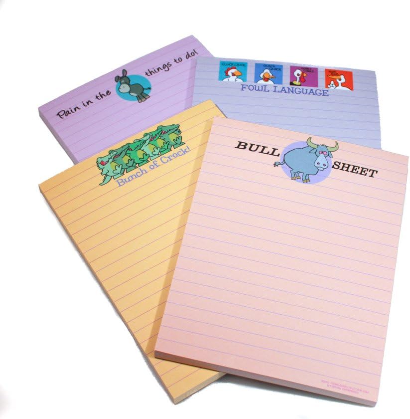 Stonehouse Collection Assorted Note Pads Set of 4