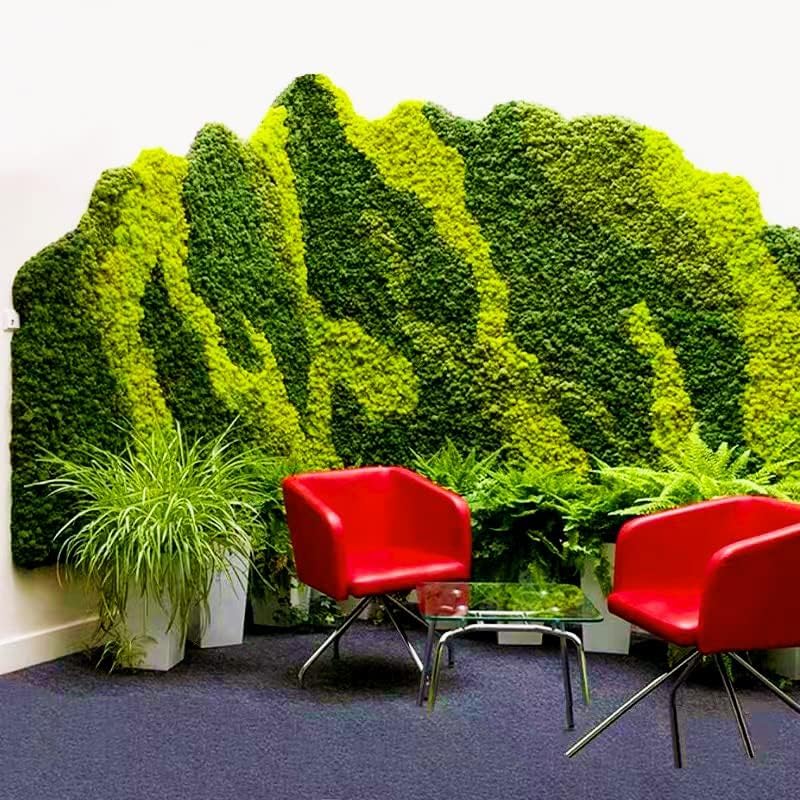 Preserved Reindeer Moss Green DIY Garden Art Decor Kit