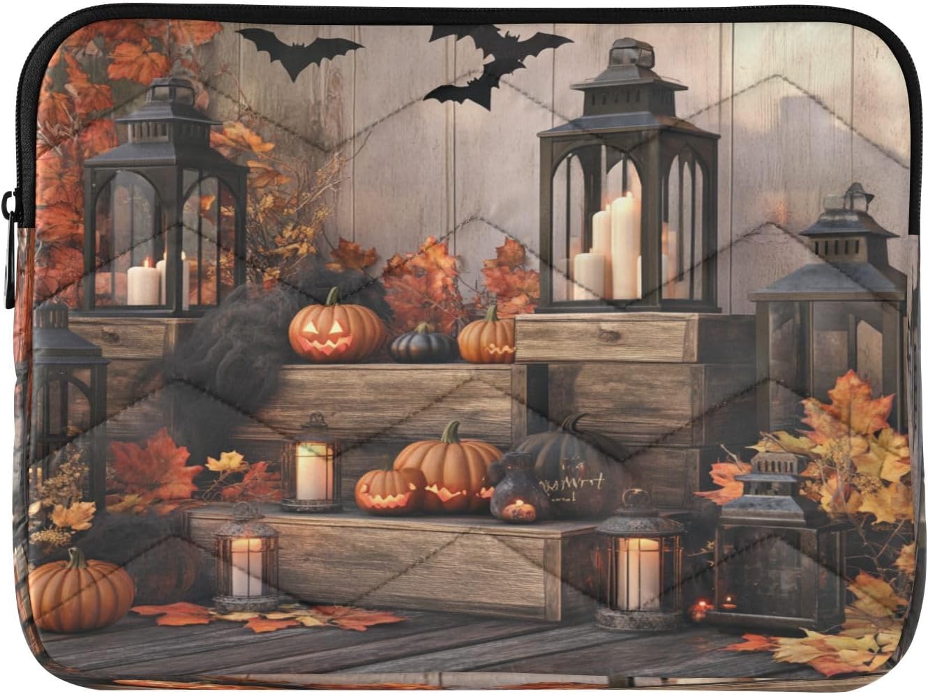 Halloween Bats Laptop Sleeve Case Cover for 13-14 Inch Laptops