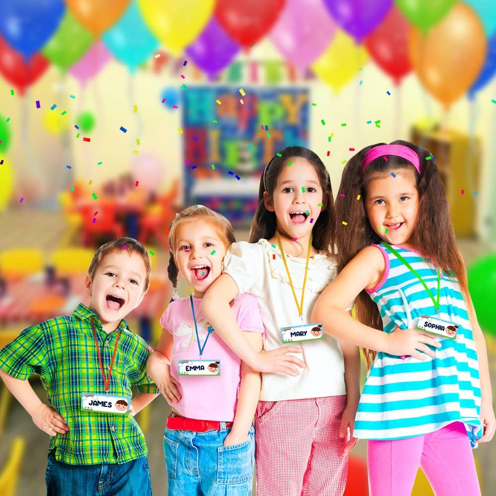 ArtCreativity Kids Lanyards Set of 20 185 Inches Long