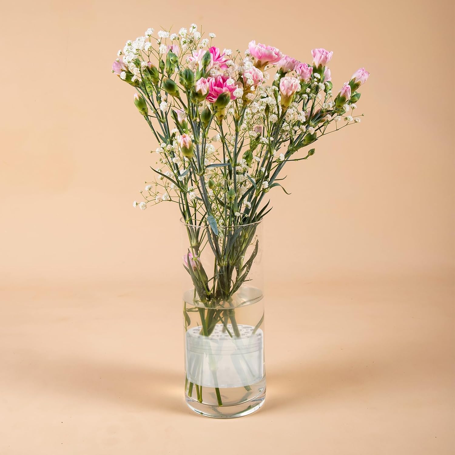 PATIKIL Spiral Flower Stem Holder 2 Pcs Grey