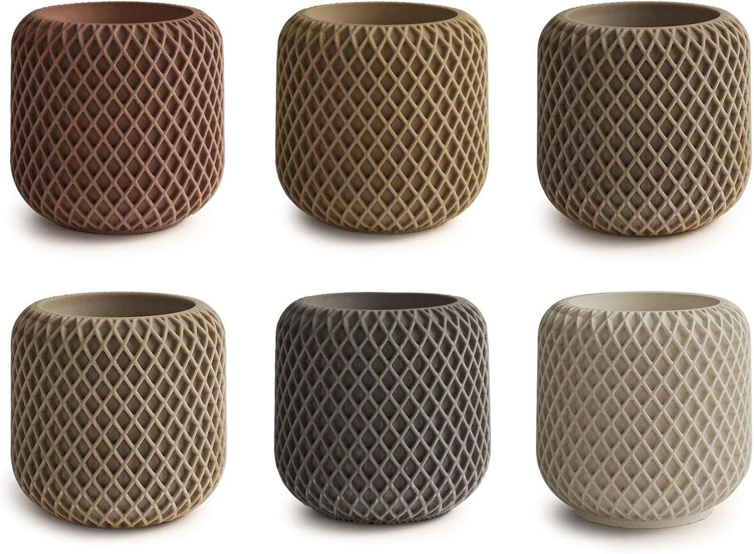 Unique Resin Candle Jar Mold with Geometric Texture