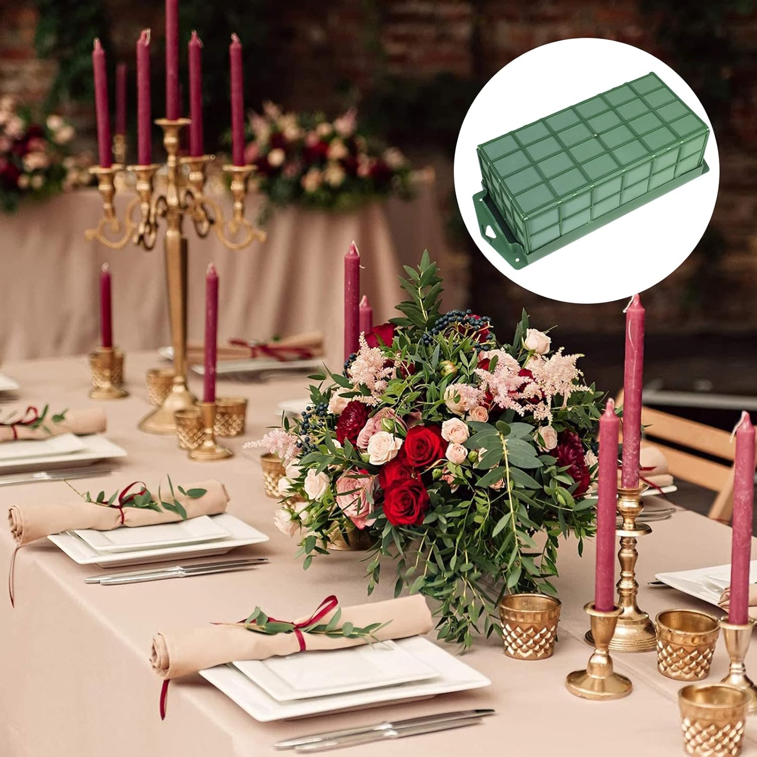 2 Pcs Floral Foam Cage for Fresh and Artificial Flowers