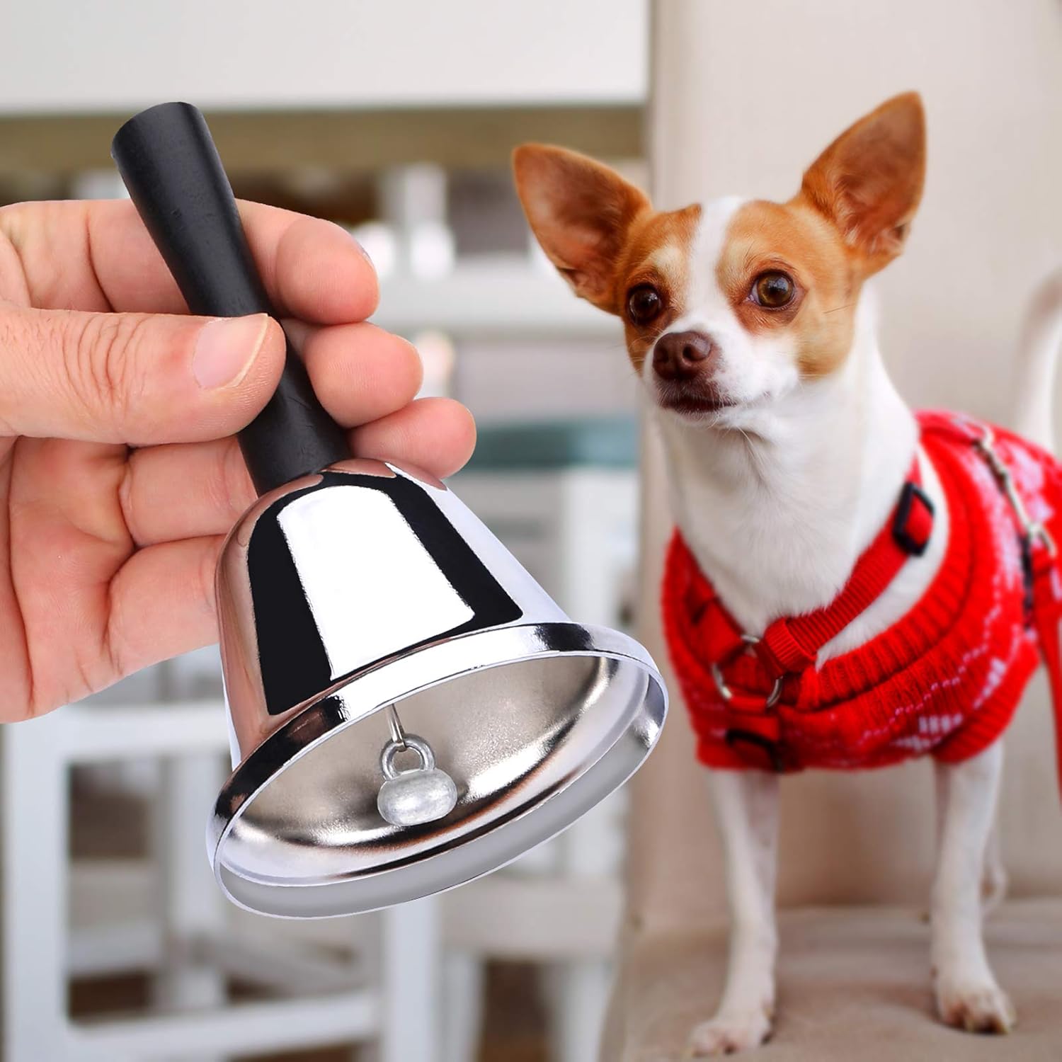 MROCO Loud Hand Bell for Classroom and Alarm