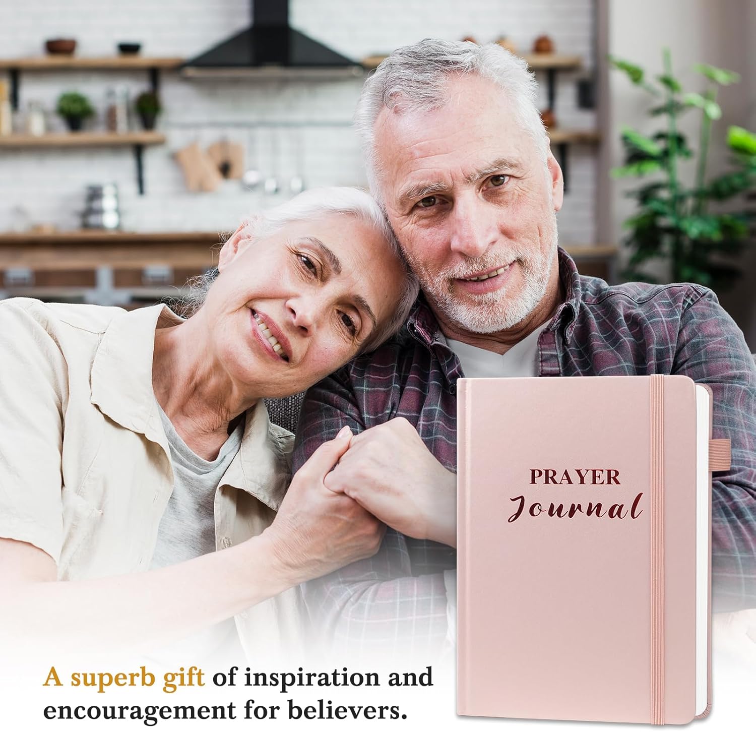 Pink Prayer Journal for Women and Men - 60 Weeks Bible Study