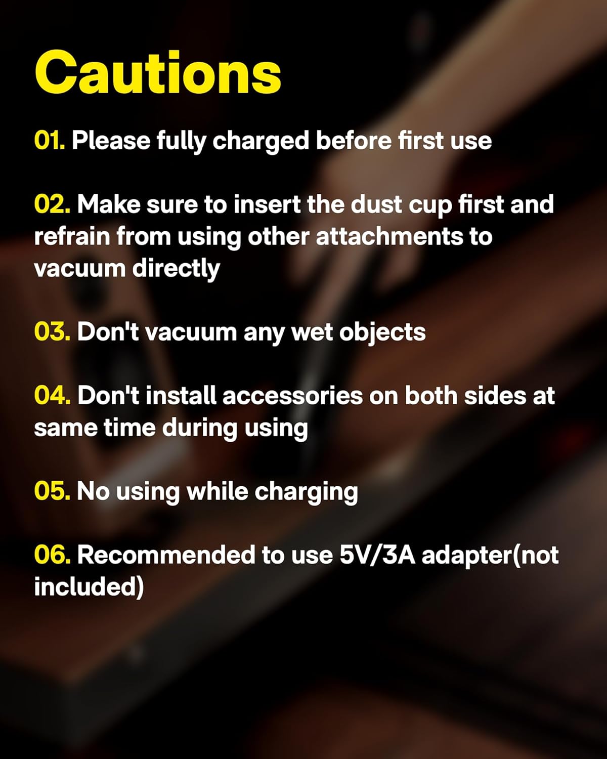 HOTO Cordless Handheld Vacuum Cleaner 4-in-1 Portable