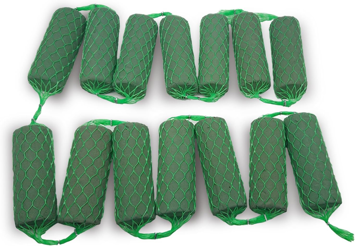 14 Piece Flower Sponge Blocks Kit 92 Feet Floral Foam Garland
