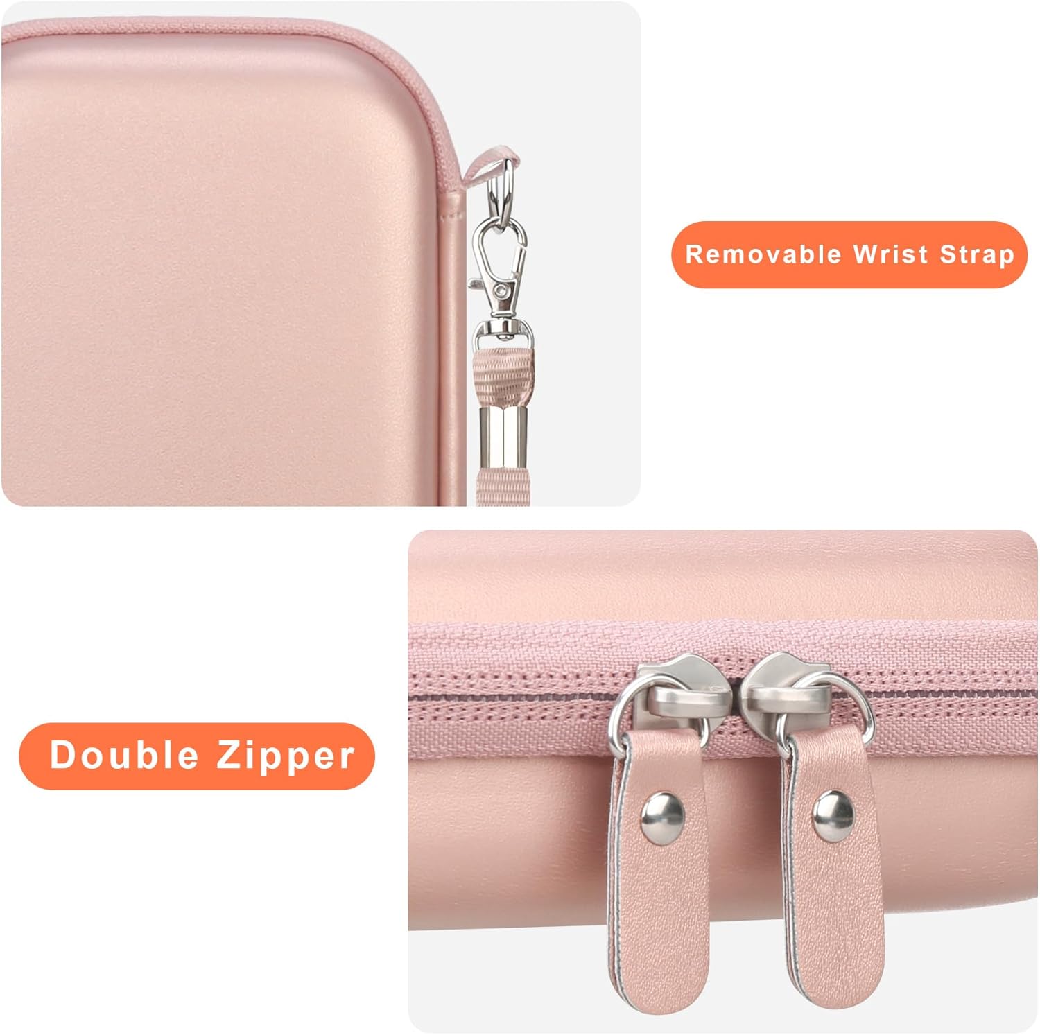 Canboc Hard Case for Solis 5G WiFi Hotspot Rose Gold Black