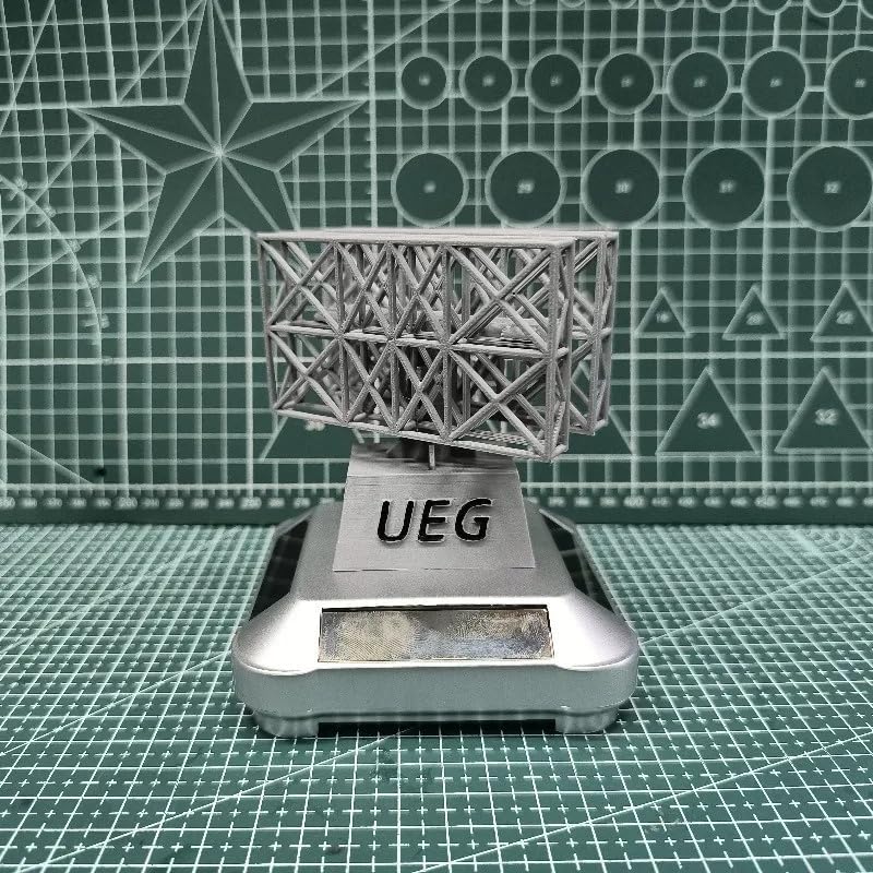 3D Printed Solar Powered Military Rotating Ornament