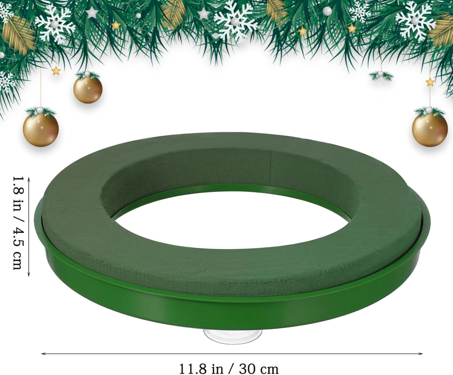NUOBESTY Floral Foam Ring 30cm DIY Flower Arrangement Set
