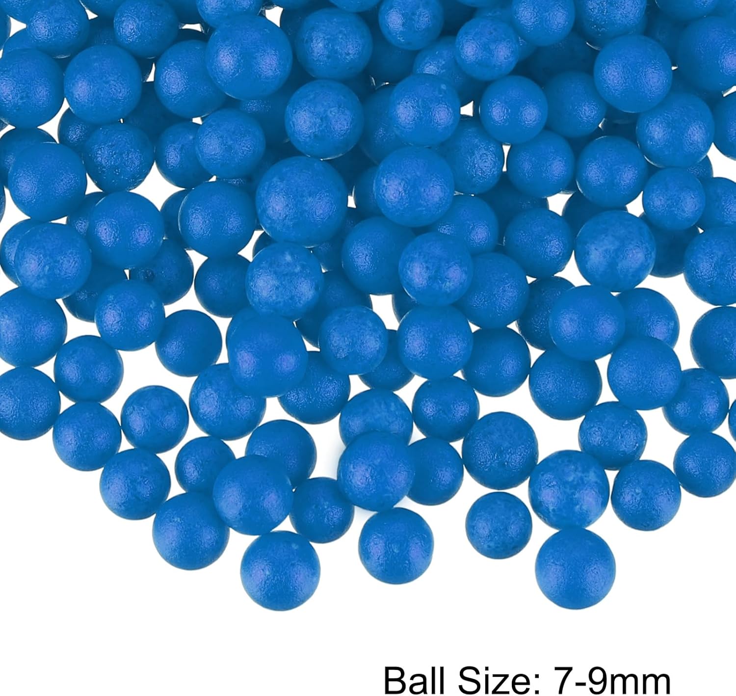 MECCANIXITY Foam Beads 7-9mm Lake Blue 1500pcs Pack