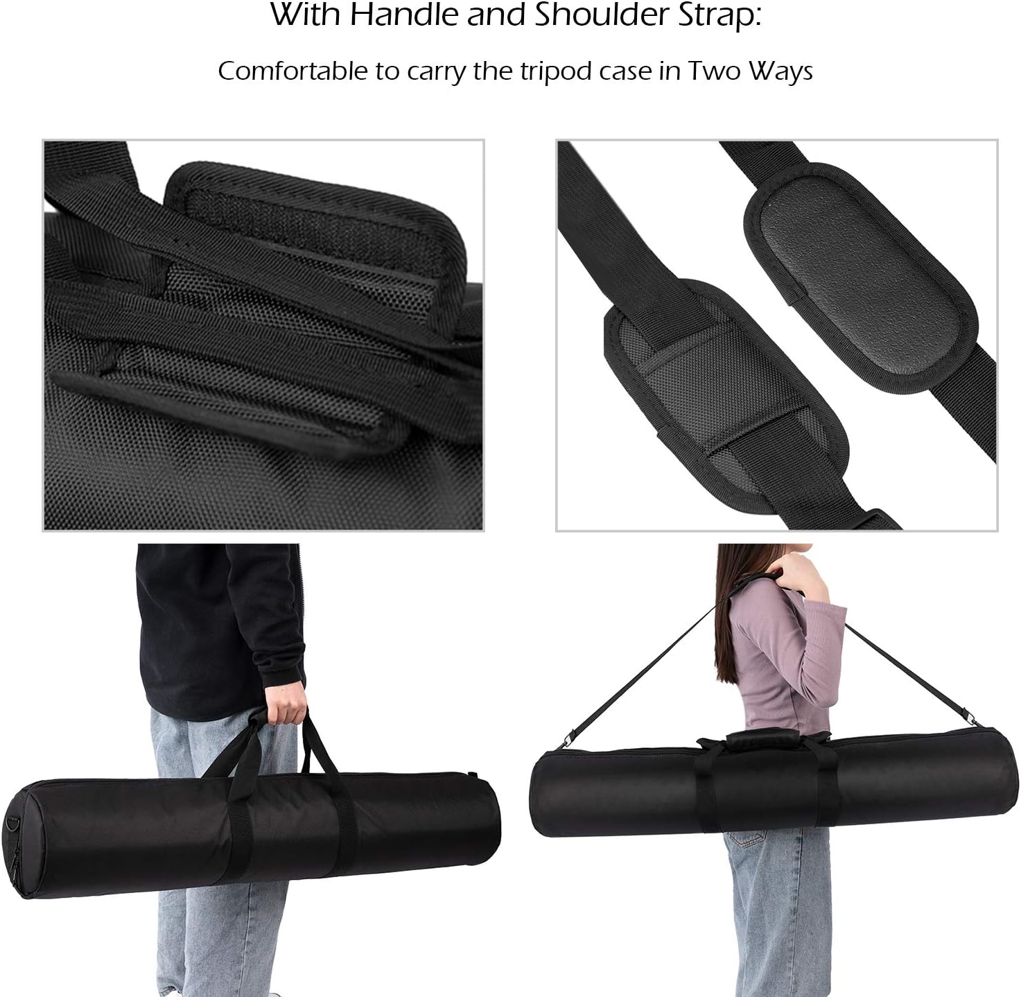 Meking 100cm Padded Tripod Carrying Case with Strap for Photography Gear