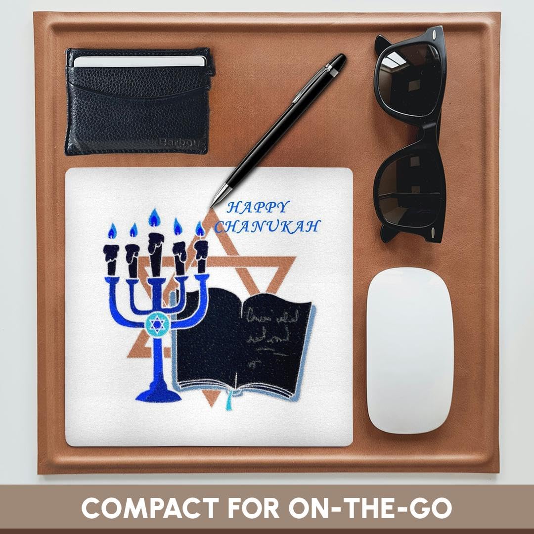 3dRose 8x8x025 Happy Chanukah Mouse Pad