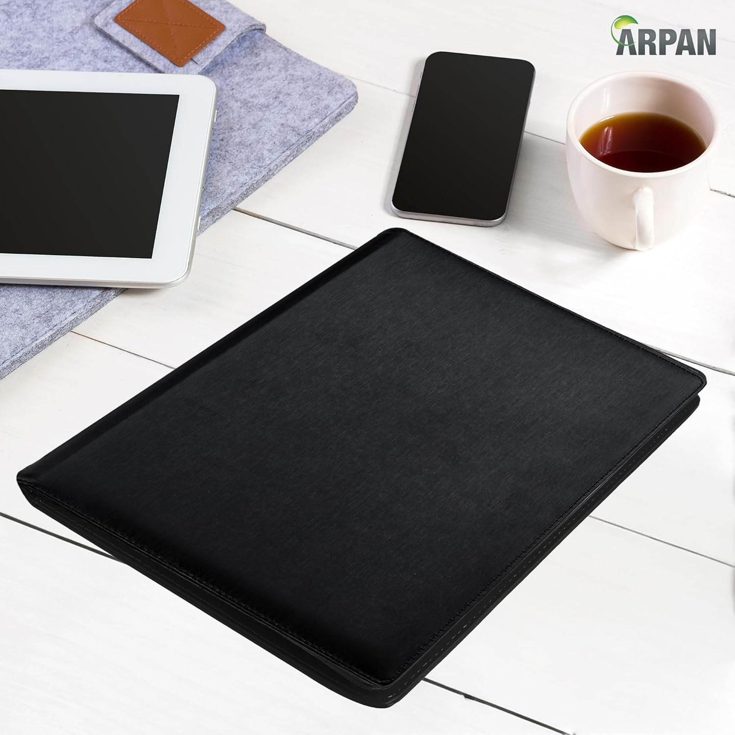 Professional Presentation Display Book with 24 Pockets Black