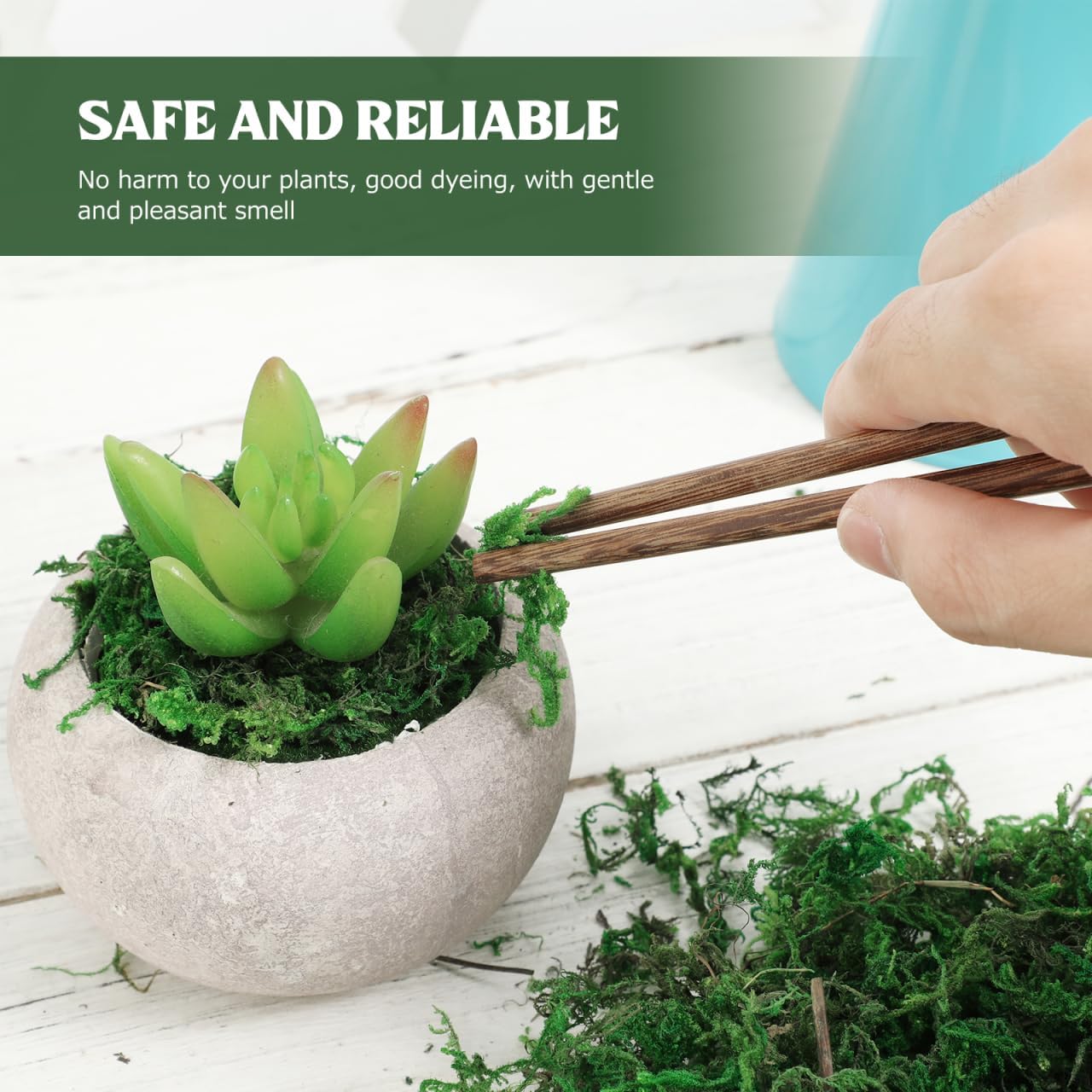 Unomor Artificial Moss for Potted Plants and DIY Crafts