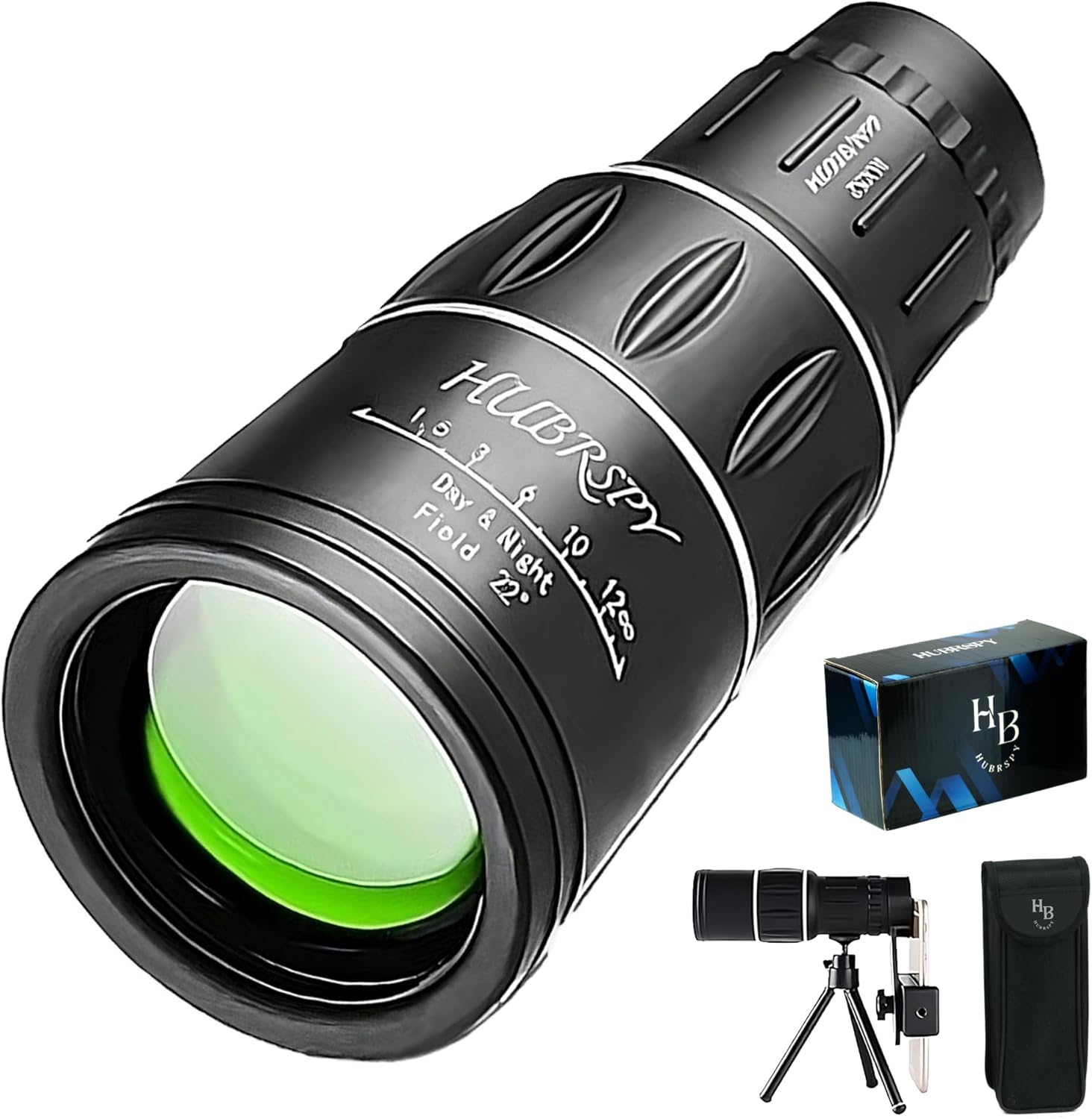 Portable High Power Monocular Telescope for Adults and Kids