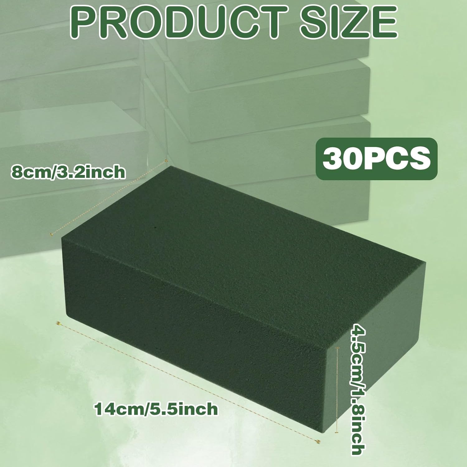 CANIPHA 30PCS Floral Foam Blocks for Flower Arrangements