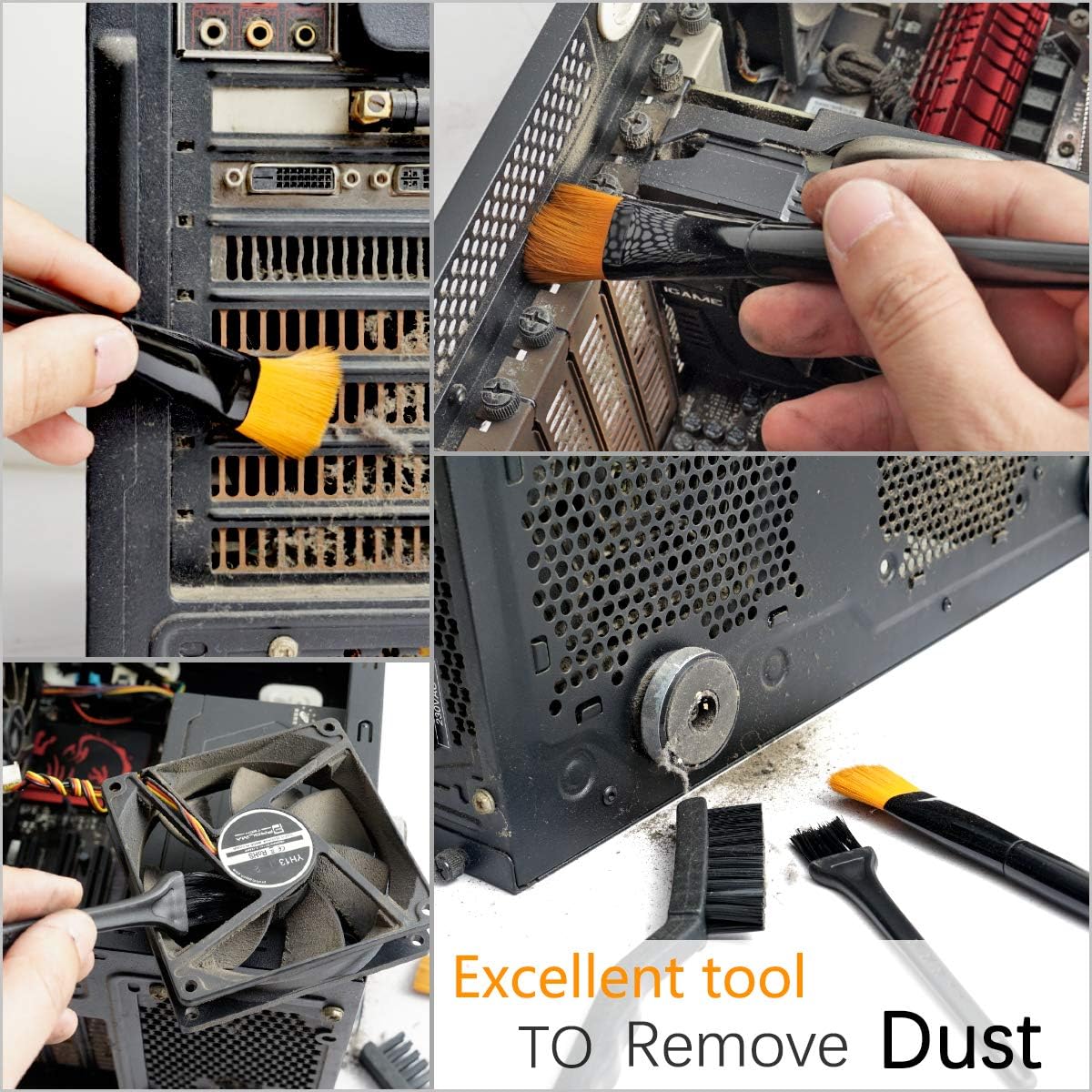 Computer Keyboard Laptop Cleaning Brush Set of 7
