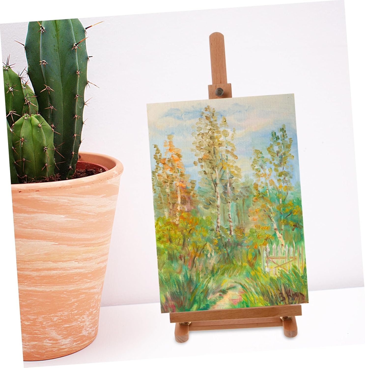 SMASOLO Indoor Wood Easel Stand for Painting and Drawing