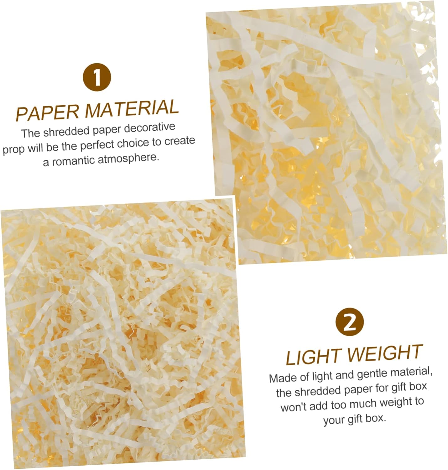 Ipetboom Shredded Paper Filler for Boxes and Party Favors