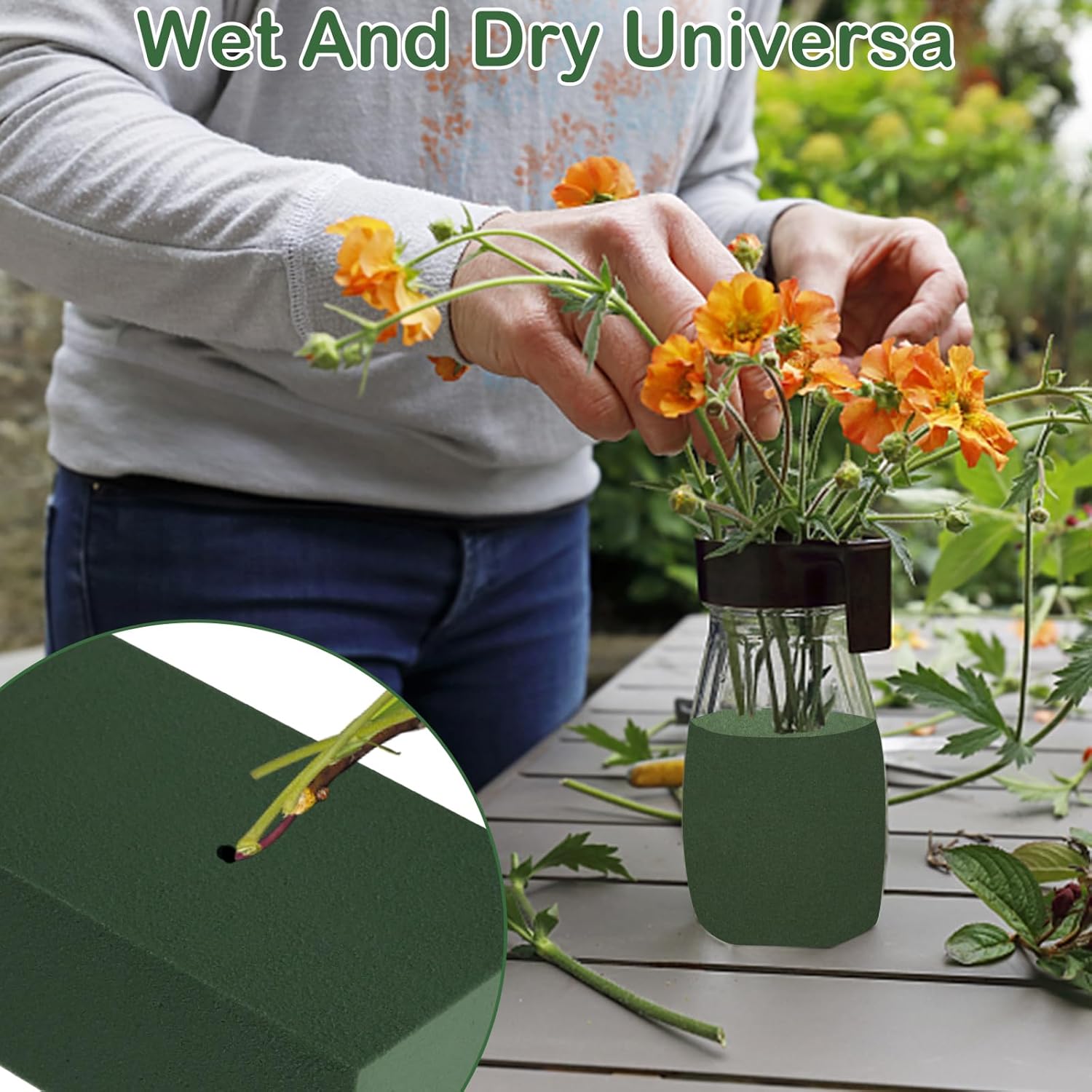 CANIPHA 30PCS Floral Foam Blocks for Flower Arrangements